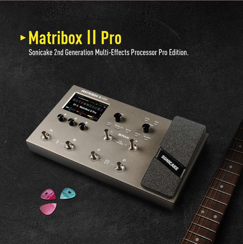 PEDAL GUITAR SONICAKE MATRIBOX II PRO QME-200 